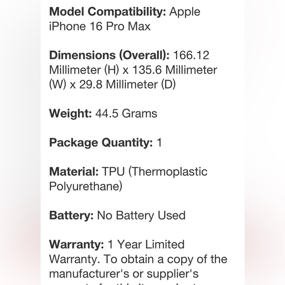 HEYDAY NWT apple iphone 16 pro max bow case red -VIRAL - Picture 6 of 6